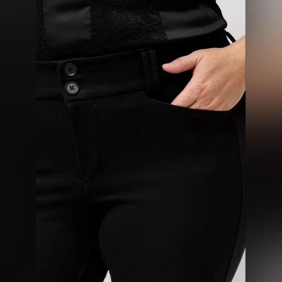 Torrid Black Signature Ponte Stretch Trouser Pants Nwt New 22R - Picture 6 of 16